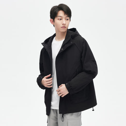 GXG男装春季时尚休闲男士舒适百搭连帽夹克运动外套K&C 商品图3