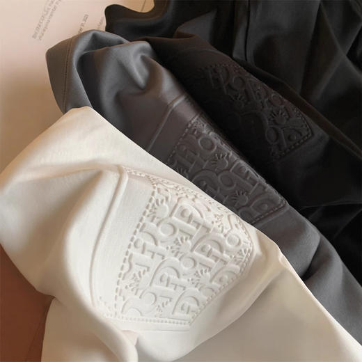 天花板！2026进口液氨丝光P马棉！80支轻奢高端纯色圆领短袖T恤打底男款！ 商品图2