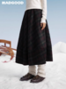 马得工地/MDGDBQ14896/毛呢格子茧形半裙 商品缩略图1