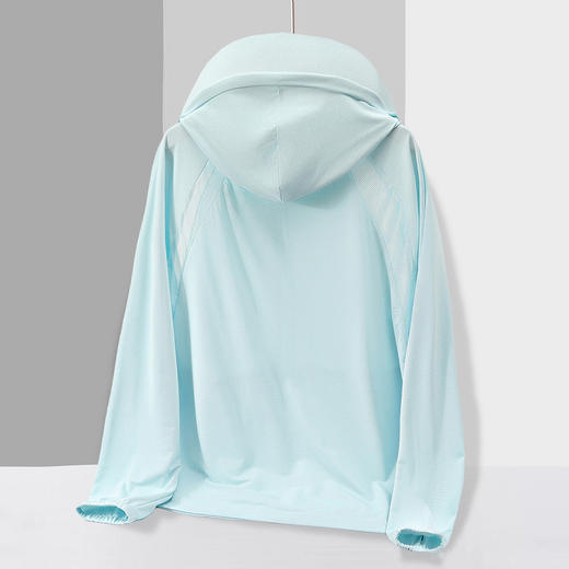 GXG男装25夏季时尚拼接设计拉链口袋舒适柔软连帽防晒服K&C 商品图1