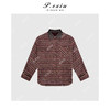 04-2潘依绣丁丁宠粉港风复古撞色格子翻领衬衫外套 Q34025 商品缩略图0