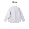 2802SDSA秋冬新款痞帅男装韩版简约纯色设计翻领长袖衬衫百搭休闲衬衣 商品缩略图5