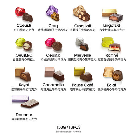 Patchi迪拜缤纷巧克力 150g-CPC150-BEN（福建、厦门、随机发货，无手提袋） 商品图6