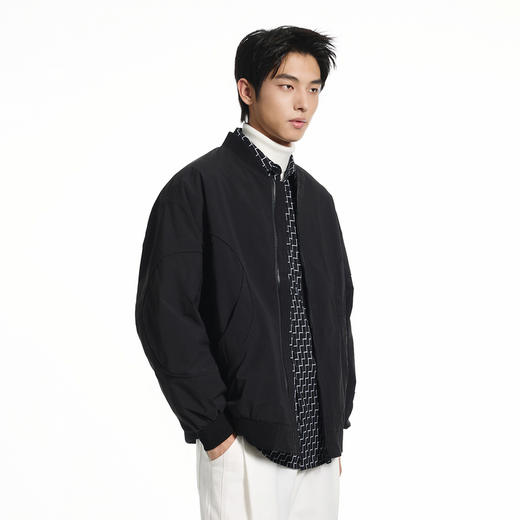 GXG男装【半月形口袋】秋季简约棒球领百搭休闲男式夹克外套K&C 商品图1