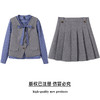 奢姿2025年春季新款大码女装韩系套装胖妹妹复古风马甲百褶三件套9951992813 商品缩略图0