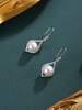 子佩集【璀璨共舞】S925珍珠惜王妃耳环【EM2571-XF】9mm珠水滴绿点2601 商品缩略图4