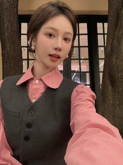 现货 树莓果果 学院氛围/经典甜系衬衫100棉 商品图2