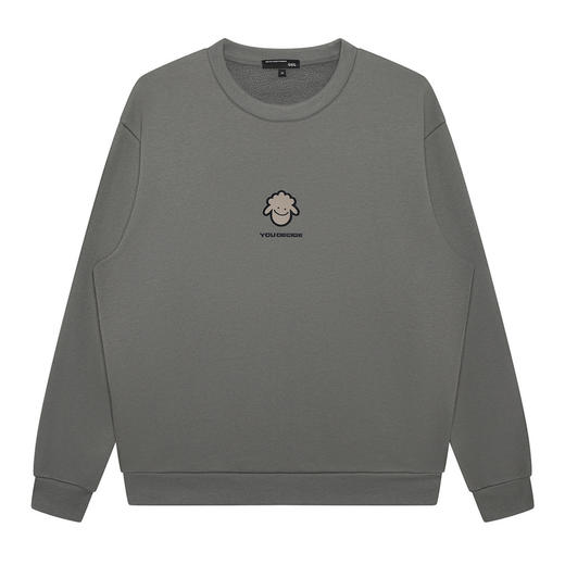 GXG男装【笑脸小羊】春季时尚百搭男女同款圆领长袖卫衣K&C 商品图4