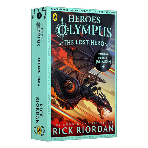 波西杰克逊奥林匹斯英雄系列 失落的英雄 英文原版 The Lost Hero 少年版荷马史诗 Rick Riordan 英文版进口原版英语青少年小说书 商品图0