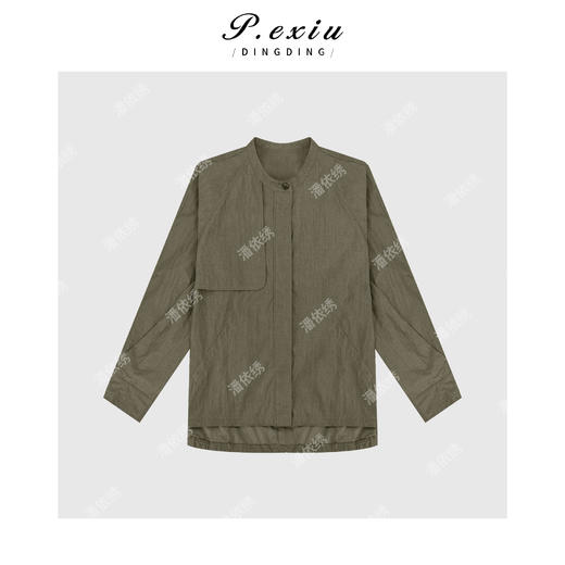 04-6潘依绣丁丁宠粉美式减龄蝙蝠袖短外套 Q8891 商品图0