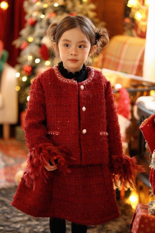 星光礼服裙、星光外套、袖口珍珠打底衫 商品图5