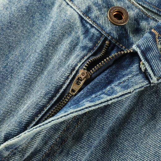 GXG男装【酵磨双工艺】秋季重固色水洗百搭休闲直筒男式牛仔裤K&C 商品图11