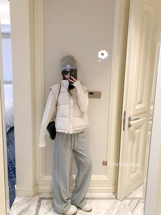 <曾小咸推荐>现货秒杀 ！微信超特价！韩系双面穿马甲背心 日常299.99 立减200 秒杀99.99！！休闲裤 秒杀89.99！！ 商品图14