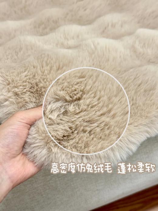 【多妈团购 三浦植造仿兔绒坐垫任选2个】PP上的小火炉，秋冬必入！仿兔绒面料，蓬松柔软，坐久也不怕累，☁️防滑黑科技+固定松紧绳，稳固不移位-美初 商品图14