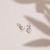 樱舞系列S925银 Akoya珍珠耳饰 6.5-7mm 商品缩略图3