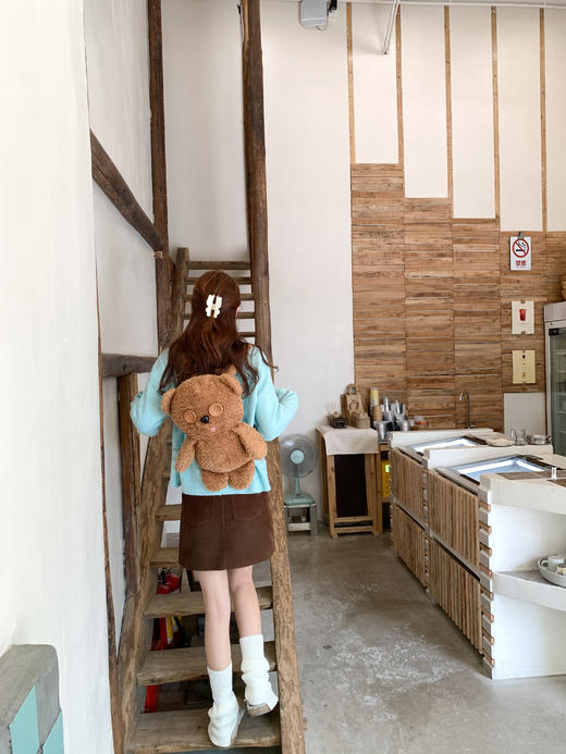 <曾小咸推荐>现货秒杀 ！微信超特价！提花小狗针织开衫 日常199.99 立减110 秒杀89.99！！ 商品图11