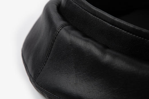 复古英伦黑色PU皮帽子5E91M0042-1 商品图4