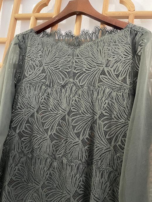 「断码清仓」精品弹力性感网纱镂空洋气打底衫   ZFYY316 商品图4