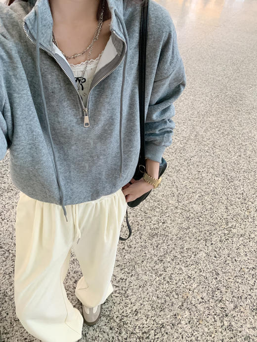 <曾小咸推荐>现货秒杀 ！微信超特价！加绒休闲裤  秒杀89.99！ 休闲裤（不加绒） 秒杀79.99！蓝色开衫 秒杀99.99！假两件针织 秒杀 89.99！ 商品图6