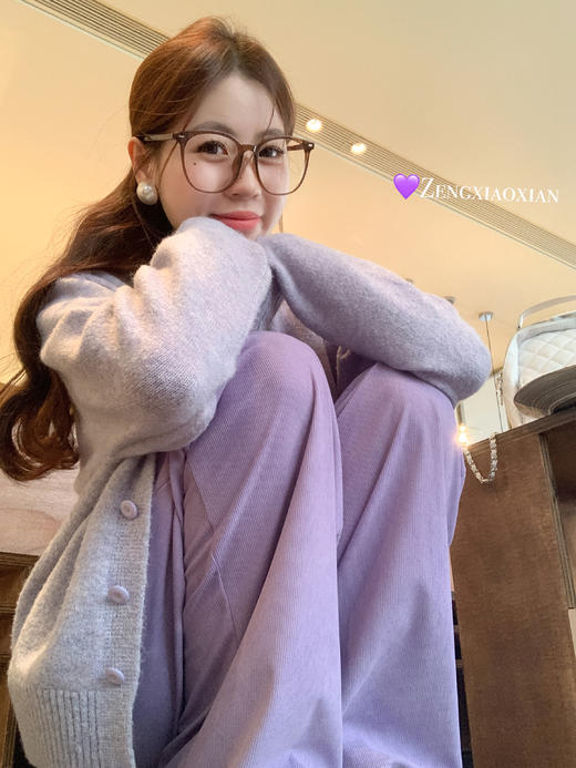 <曾小咸推荐>现货秒杀 ！微信超特价！加绒休闲裤  秒杀89.99！ 休闲裤（不加绒） 秒杀79.99！蓝色开衫 秒杀99.99！假两件针织 秒杀 89.99！ 商品图7