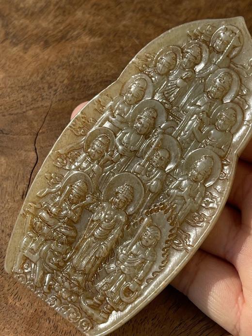 白玉雕诸佛群像佛龛摆件，顺丰包邮 商品图8