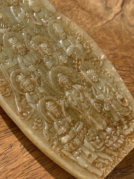 白玉雕诸佛群像佛龛摆件，顺丰包邮 商品图12