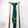 秋冬上新【梭说】盎然.叠青 纯手工限量设计围巾 侗族传统织锦工艺丝光棉 围巾披肩文创礼物 原创设计 商品缩略图4