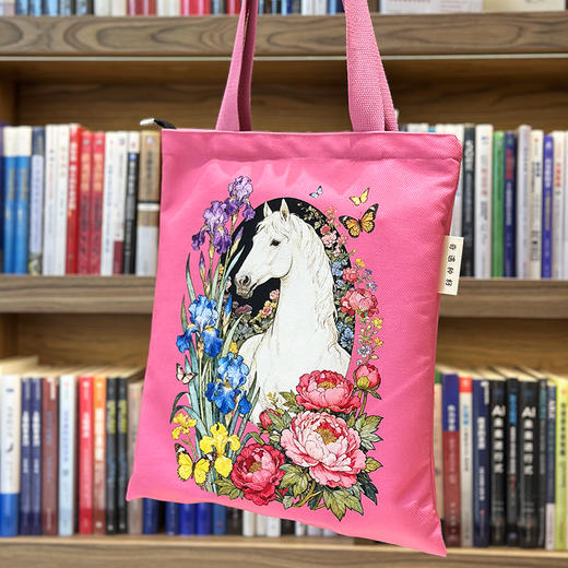 【浙少文创】跃马生花系列帆布袋 商品图2