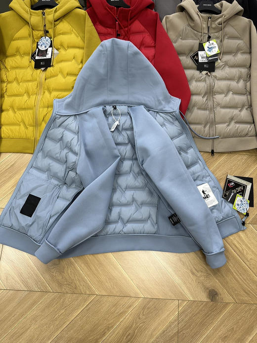 品牌原单连帽男女同款白鸭绒休闲羽绒服 商品图14