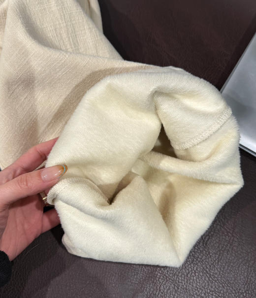 苎麻加绒裤直筒裤子011501 商品图10