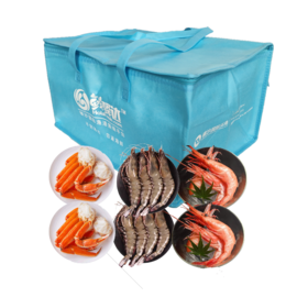 鲜驿达 虾蟹组合3240g