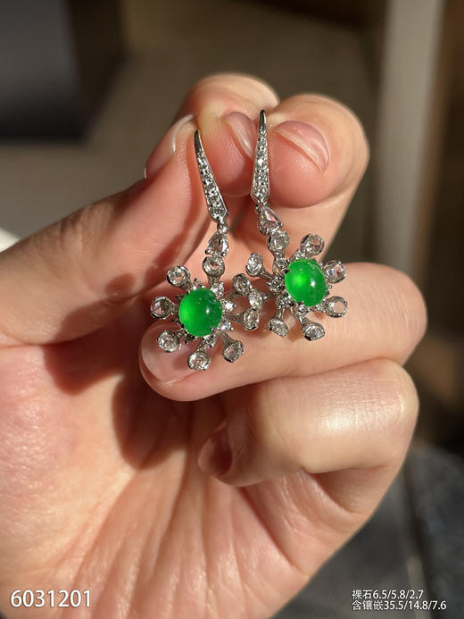 6031201，蛋面耳坠。具体价格微信咨询 商品图5