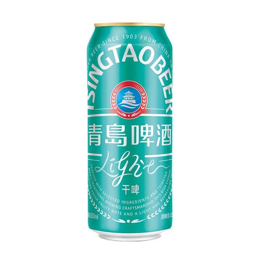 C青岛500ml*12轻干啤酒(箱) 商品图1