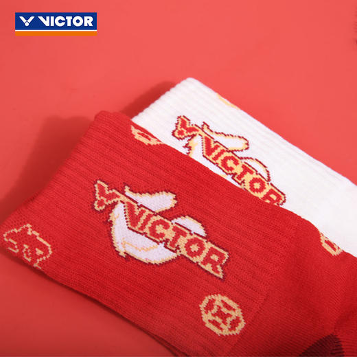VICTOR威克多马到成功马年限定羽毛球袜SK610CNY SK611CNY运动袜高筒 商品图3