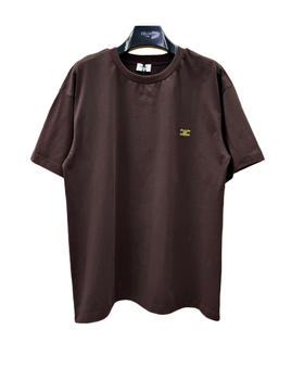 男款logo刺绣短袖T恤zo008