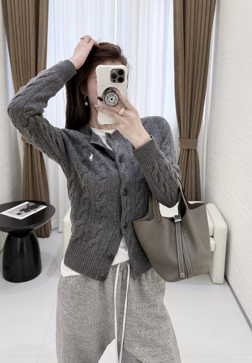 【只可换码 不退货】拉夫劳伦 羊绒小马绞花开衫 渠道货无领标！！！（EJ） 商品图9