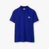 BURBERRY 巴宝莉 男士马术骑士徽标刺绣棉质短袖 Polo 衫 蓝色 8084936 B7323 商品缩略图0