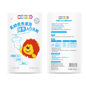【临期品】L11241 KODOMO小狮王宝宝酵素洗衣液800ml