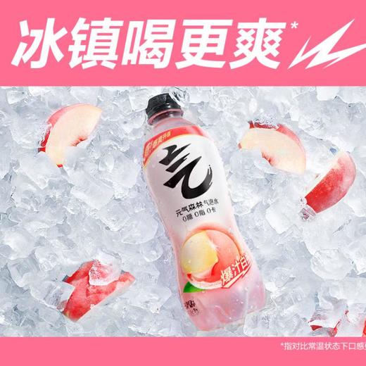 元气森林 白桃味苏打气泡水 480ml/瓶 商品图2