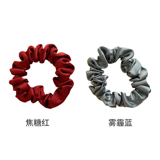 100%桑蚕丝 买一送一   法式真丝发圈  金三塔 商品图12