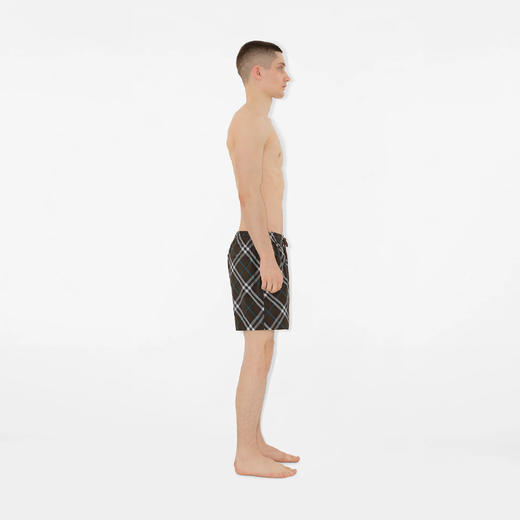 BURBERRY 巴宝莉 男士格纹休闲游泳裤 格子 8093099 C1213 商品图4