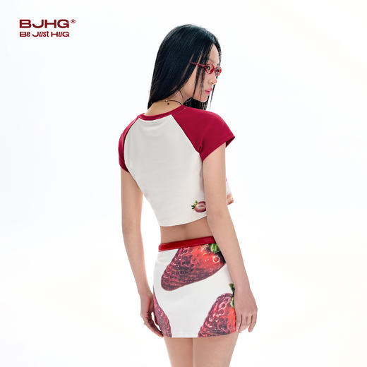 FTT Flythetruth美式纯棉短袖t恤女款夏季新款潮凉感紧身修身上衣 商品图1