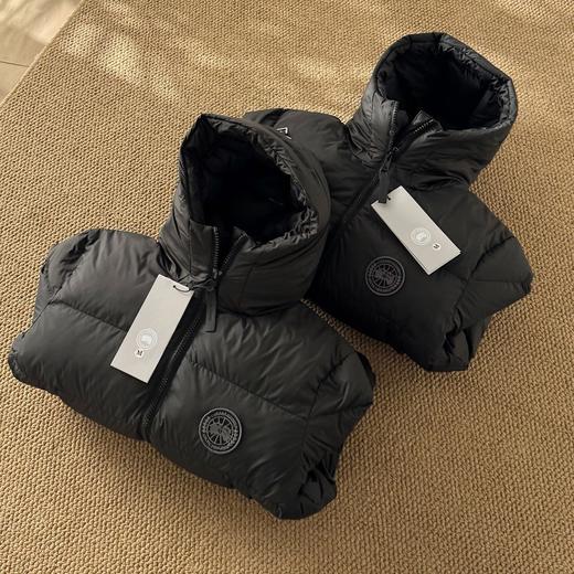 跨年售后 加拿大鹅Grandview系列黑标男女情侣款连帽短款羽绒服 yh 339992 商品图12