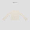 THESOONG|"肌理糯感"1oo纯棉亲肤软糯慵懒感卷边长袖T恤HWTX8585 商品缩略图8