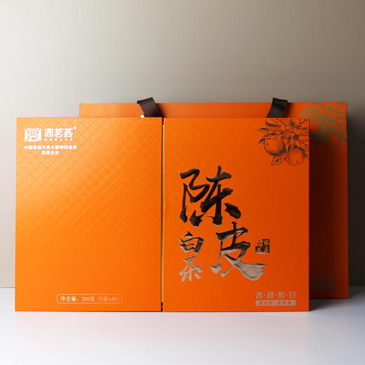 鼎茗荟丨新会陈皮白茶 2018年 200g 礼盒装 商品图0