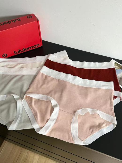 lulu磨毛红色系礼盒中腰内裤 /一盒4条装 ! 商品图6