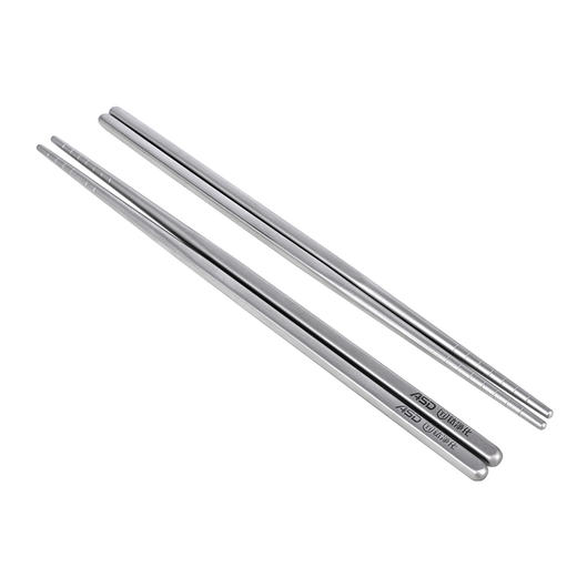 【条纹防滑】爱仕达 钛净化金属筷套装RKS05T1Z 5双 握感温润夹取自如 商品图2