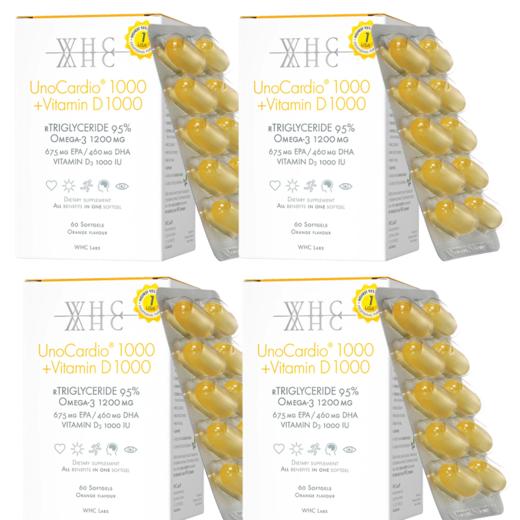 WHC UnoCardio®1000 WHC小千金60粒/盒 保税仓发货 商品图0