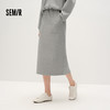 森柔|商场同款森马半身裙女春季格纹开叉长裙2026新款百搭直筒裙 商品缩略图1