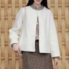 售完无补  重磅！IC种子系列短款大衣   羊毛圈圈纱圆领    立体剪裁  短款牛角扣大衣 商品缩略图3